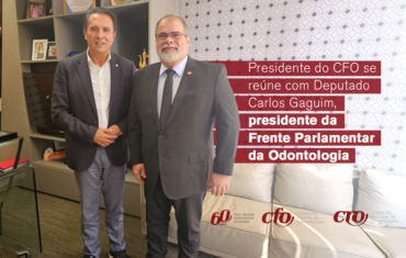 Presidente do CFO se reúne com Deputado Carlos Gaguim, presidente da Frente Parlamentar da Odontologia