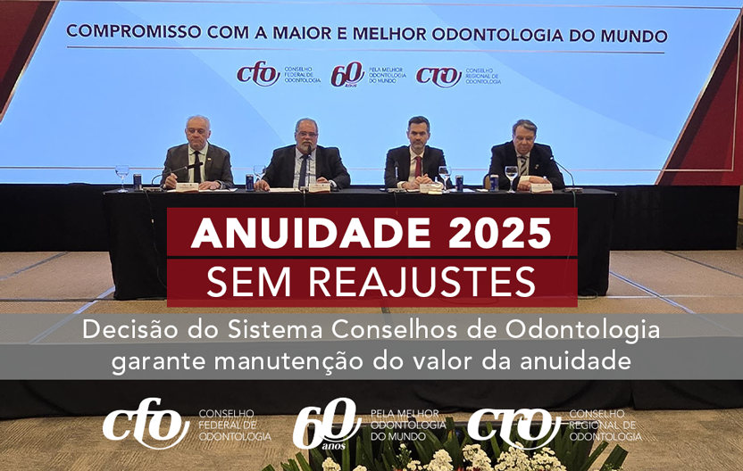 Anuidade 2025 - Sem Reajuste