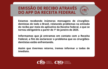 EMISSÃO DE RECIBO ATRAVÉS DO APP DA RECEITA FEDERAL