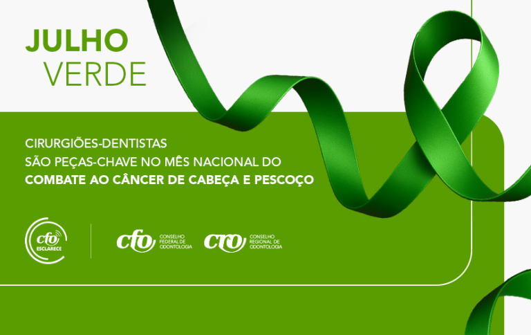 CFO Esclarece: Cirurgiões-dentistas são peças-chave no Mês Nacional do Combate ao Câncer de Cabeça e Pescoço