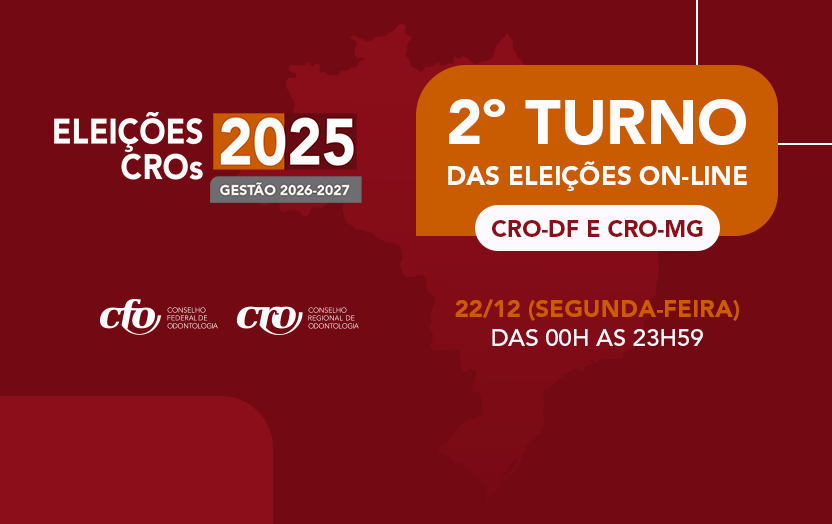 Segundo turno das Eleições 2025 dos CROs está em andamento