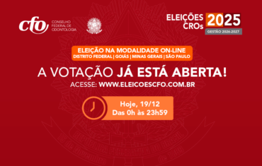 Eleição on-line dos CROs do DF, GO, MG e SP está em andamento