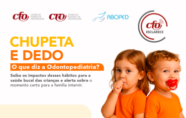 Chupeta e dedo: o que diz a Odontopediatria?