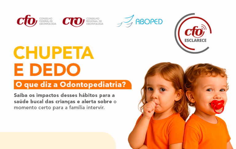 Chupeta e dedo: o que diz a Odontopediatria?