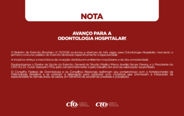 Exército Brasileiro abre primeiro concurso para Odontologia Hospitalar